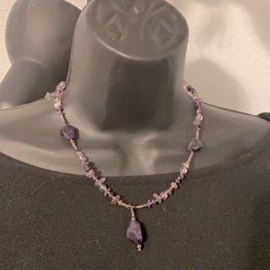 Vintage amethyst necklace